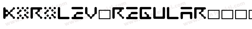 Korolev Regular字体转换